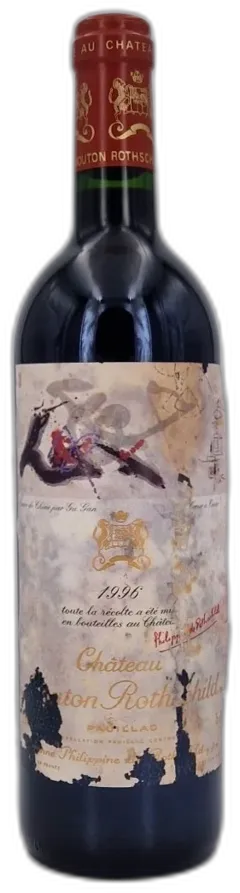 capture du vin Château Mouton Rothschild 1996 Pauillac 1er Grand Cru Classé