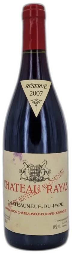 photo du vin Château Rayas 2007 Châteauneuf-du-Pape