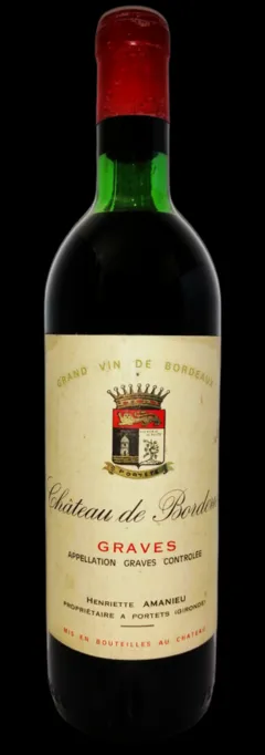 capture du vin Château Borderie 1969