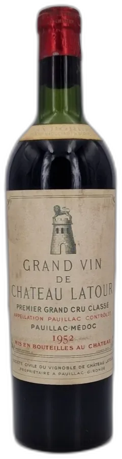 image du vin Château Latour 1952 Pauillac 1er Grand Cru Classé