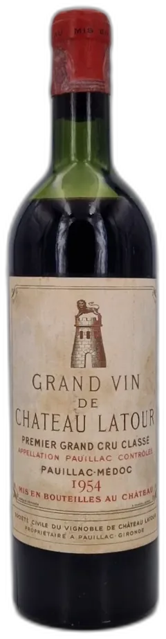 photo du vin Château Latour 1954 Pauillac 1er Grand Cru Classé