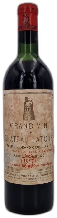 photo du vin Château Latour 1957 Pauillac 1er Grand Cru Classé