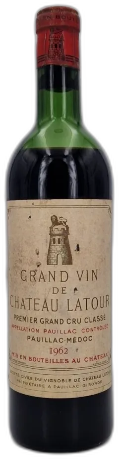 photo du vin Château Latour 1962 Pauillac 1er Grand Cru Classé