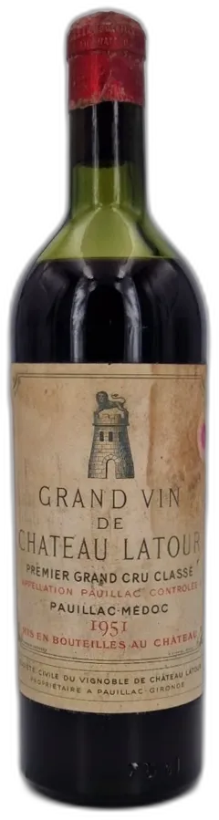 photo du vin Château Latour 1951 Pauillac 1er Grand Cru Classé