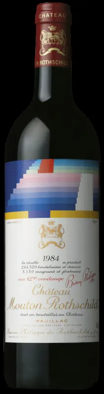 photos du vin Château Mouton Rothschild 1984