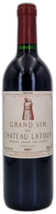 photos du vin Château Latour 1991 Pauillac 1er Grand Cru Classé
