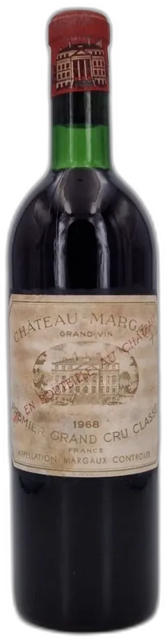 aperçu du vin Château Margaux 1968 Margaux 1er Grand Cru Classé