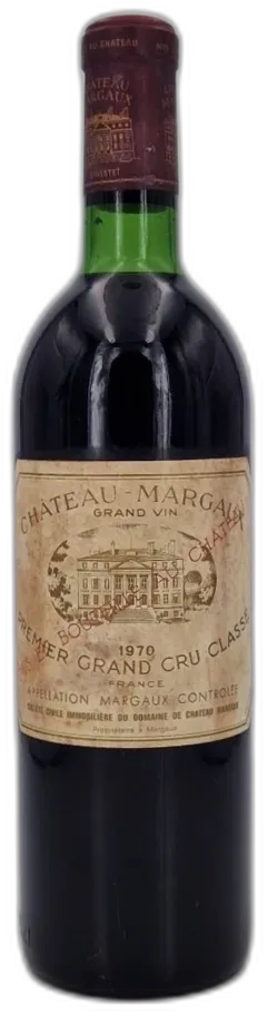 photos du vin Château Margaux 1970 Margaux 1er Grand Cru Classé