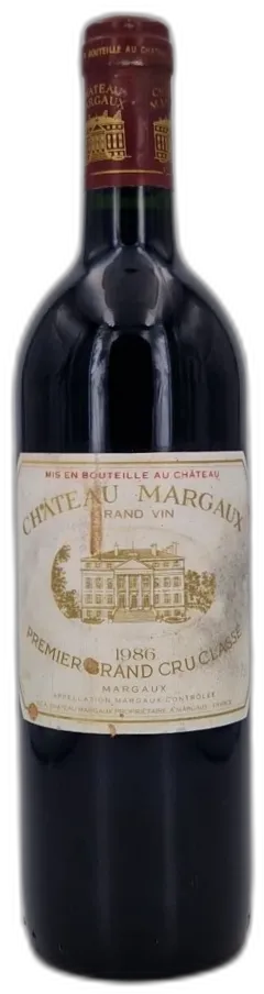 image du vin Château Margaux 1986 Margaux 1er Grand Cru Classé