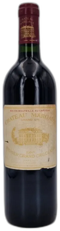 image du vin Château Margaux 1988 Margaux 1er Grand Cru Classé