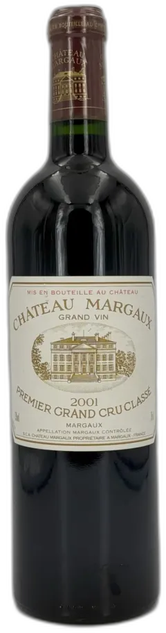 capture du vin Château Margaux 2001 Margaux 1er Grand Cru Classé