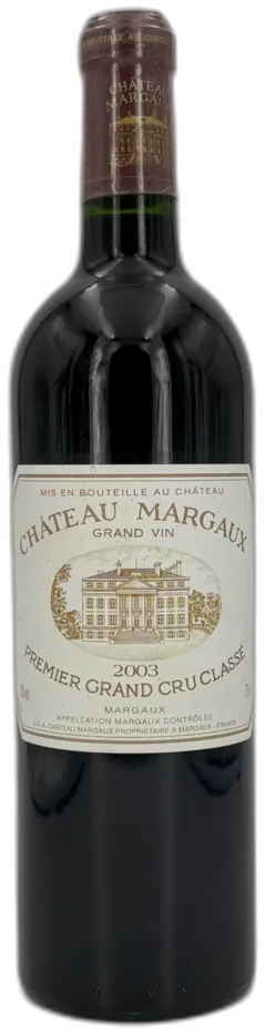 image du vin Château Margaux 2003 Margaux 1er Grand Cru Classé