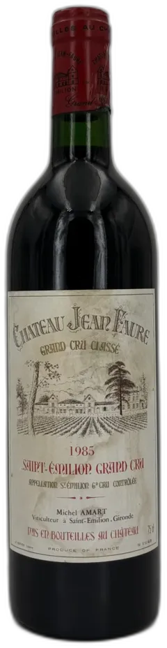 photos du vin Château Jean Faure 1985 Saint-Emilion Grand Cru Classé