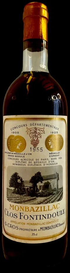 image du vin Château Fontindoule 1955