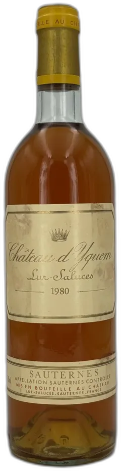 photos du vin Château d’Yquem 1980 Sauternes 1er Cru Classé Supérieur