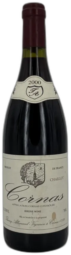 photos du vin Cornas Chaillot Thierry Allemand 2000