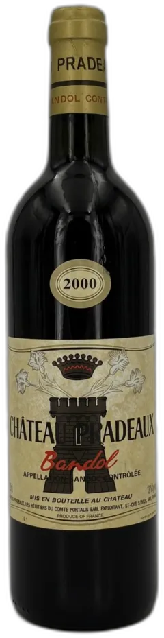 illustration du vin Château Pradeaux Bandol 2000