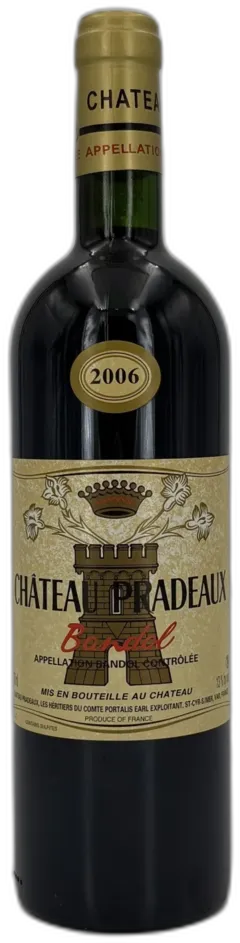 illustration du vin Château Pradeaux Bandol 2006