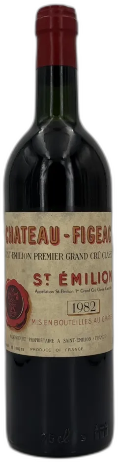 illustration du vin Château Figeac 1982 Saint-Emilion 1er Grand Cru Classé A