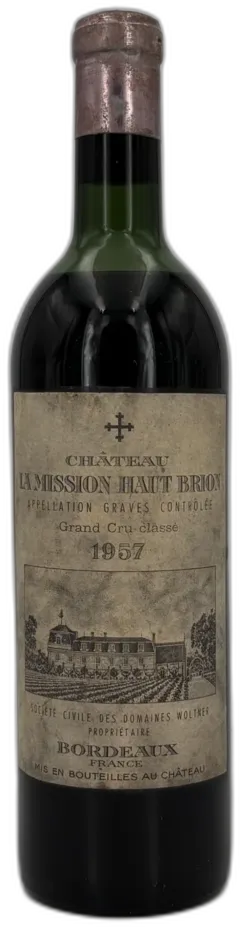 photos du vin Château la Mission Haut-Brion 1957 Cru Classé de Graves