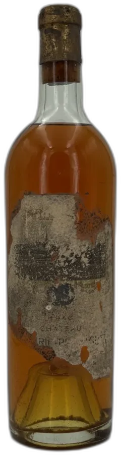 vue du vin Château Lafaurie-Peyraguey 1946 Sauternes 1er Grand Cru Classé