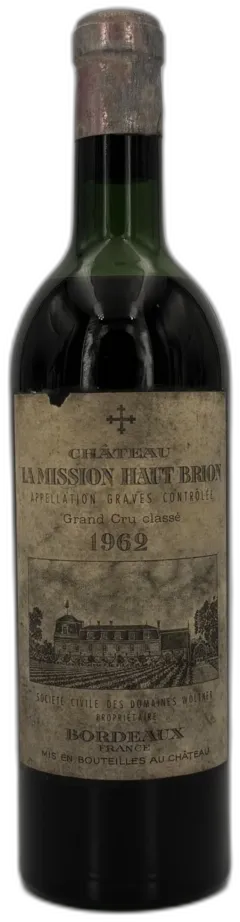 image du vin Château la Mission Haut-Brion 1962 Cru Classé de Graves