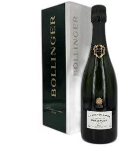 vue du vin Bollinger la Grande Année Brut 2002
