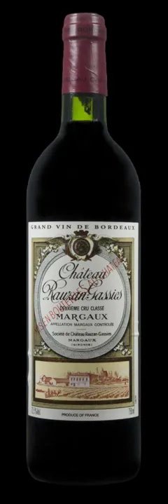 photo du vin Château Rauzan Gassies 1983