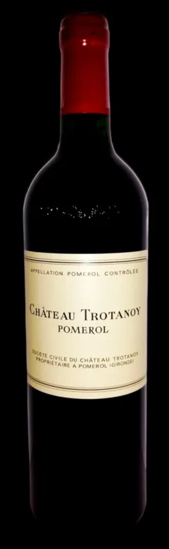 vue du vin Château Trotanoy 2018