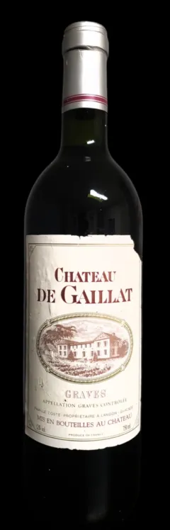 photo du vin Domaine de Gaillat 1989