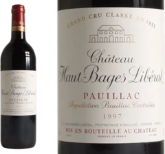 photo Château Haut-Bages Liberal Rouge 1997 Cinquième Cru Classé en 1855