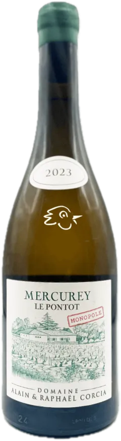 capture du vin Mercurey le Pontot Monopole Blanc 2023