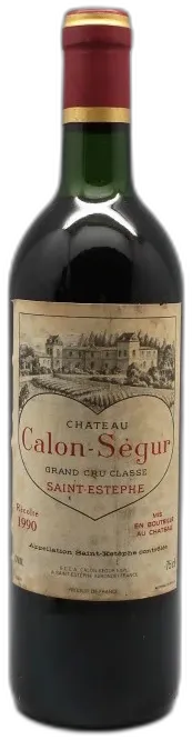 capture du vin Château Calon-Ségur 1990 Saint-Estèphe