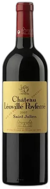 vue du vin Château Léoville-Poyferré 2007 Saint-Julien