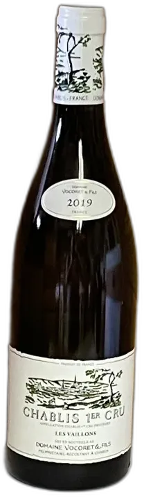 photo du vin Chablis 1er Cru ''les Vaillons '' 2019 Domaine Vocoret