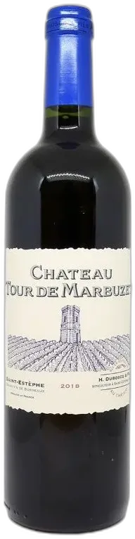 vue du vin Château Tour de Marbuzet 2019 Saint Estèphe