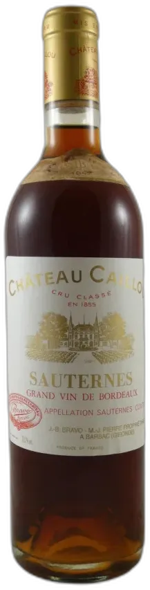 photo du vin Château Caillou Crème de Tête 1947