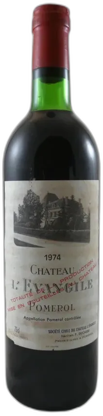 illustration du vin Château l’Evangile 1974