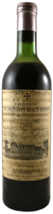 image du vin Château la Mission Haut Brion 1965