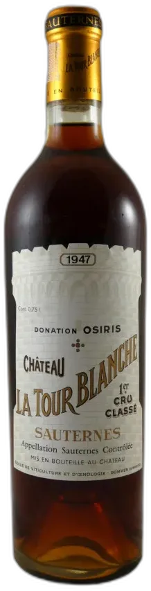 photo du vin Château la Tour Blanche 1947