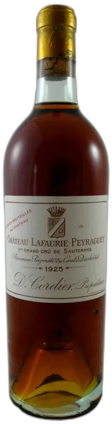 image du vin Château Lafaurie-Peyraguey 1925