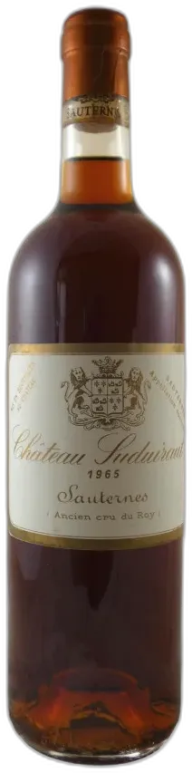 photo du vin Château Suduiraut 1965