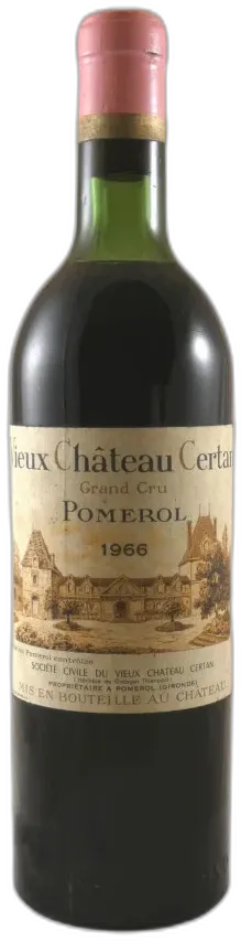 capture du vin Vieux Château Certan 1966