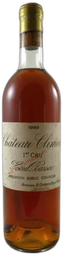 photo du vin Château Climens 1969