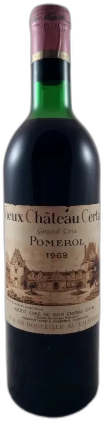 image du vin Vieux Château Certan 1969