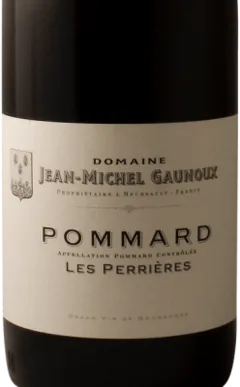 vue du vin Pommard "les Perrières"
