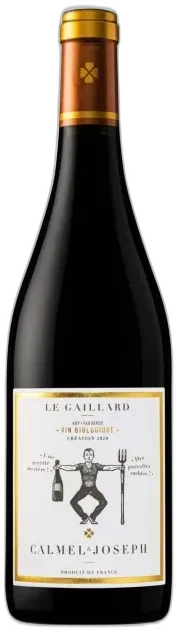 vue du vin Calmel & Joseph Aop Faugères Languedoc Rouge le Gaillard