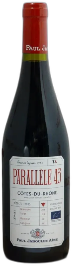 photos du vin Cdr Paul Jaboulet Aîné "Parallèle 45" 2023