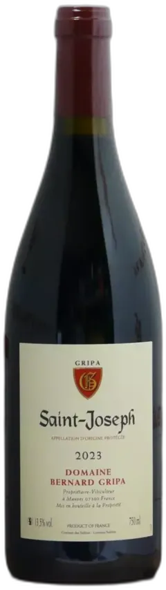 image du vin st Joseph Bernard Gripa 2023