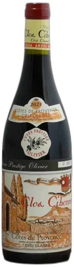 aperçu du vin Côtes de Provence Clos Cibonne "Cuvée Prestige Olivier" 2023
